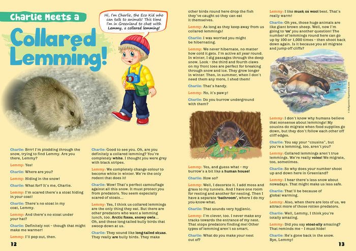 Kid's Nature Magazines - Issue 38 - Greenland, Land of Melting Ice
