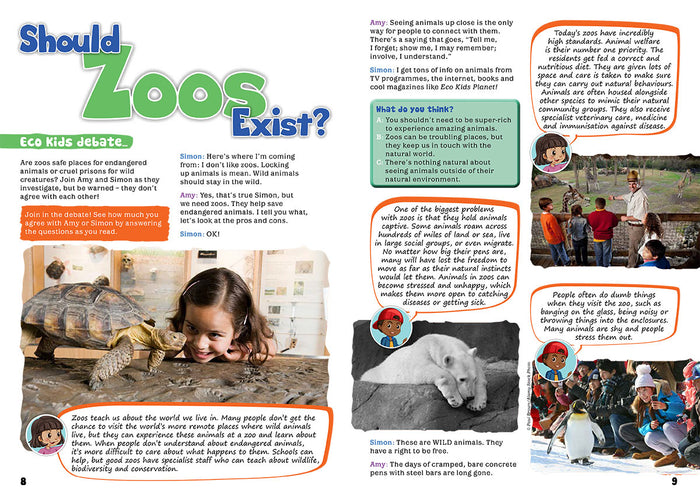 Kid's Nature Magazines - Issue 42 - Zoos