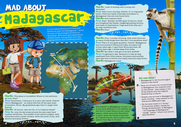 Kid's Nature Magazines - Issue 5 - Madagascar