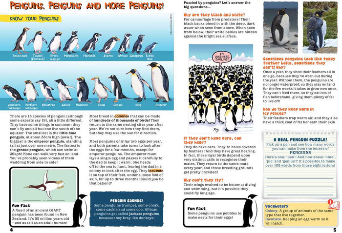 Kid's Nature Magazines - Issue 50 - Penguins of the World