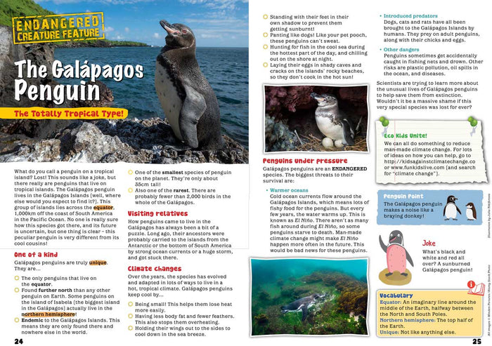 Kid's Nature Magazines - Issue 50 - Penguins of the World