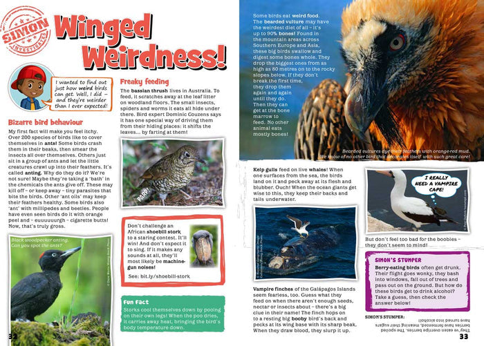 Kid's Nature Magazines - Issue 69/70 - Brilliant Birds