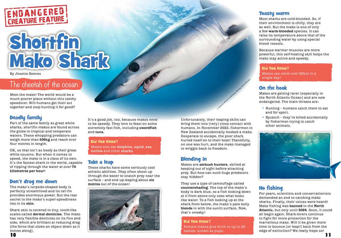 Kid's Nature Magazines – Issue 101 - Built for Speed