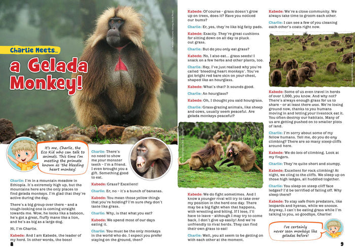 Kid's Nature Magazines – Issue 75 – Primates of the World
