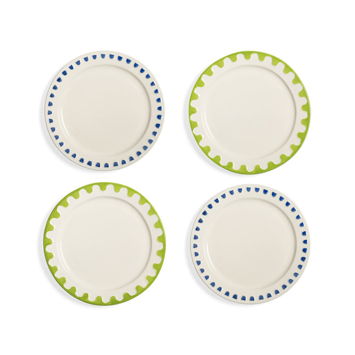 &amp;klevering - Folk Teller (4er-set) | Ø 22,5 cm