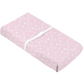 Kushies Changing Pad Cover | Pink XO<3