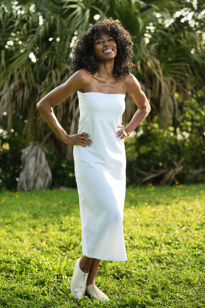 Lycra Tube Dress/Skirt - White