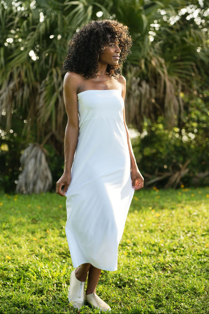 Lycra Tube Dress/Skirt - White