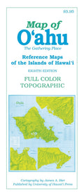 Map Of Oahu 8th Edition - Cartography by James A. Bier