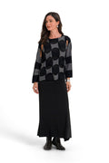 Matte Jersey Bias Skirt - Black