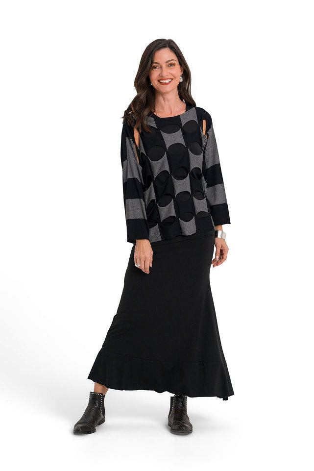 Matte Jersey Ruched Tank - Black