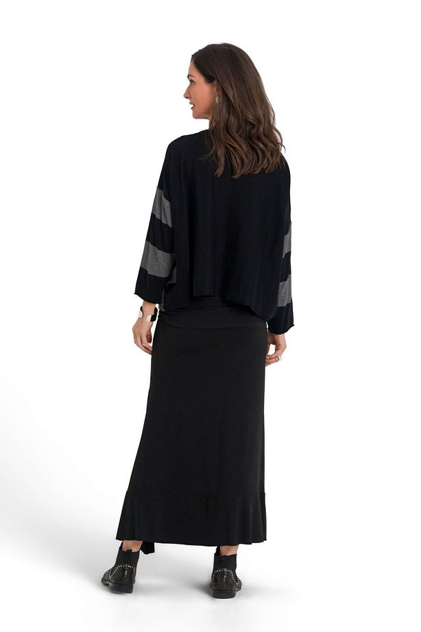 Matte Jersey Ruched Tank - Black