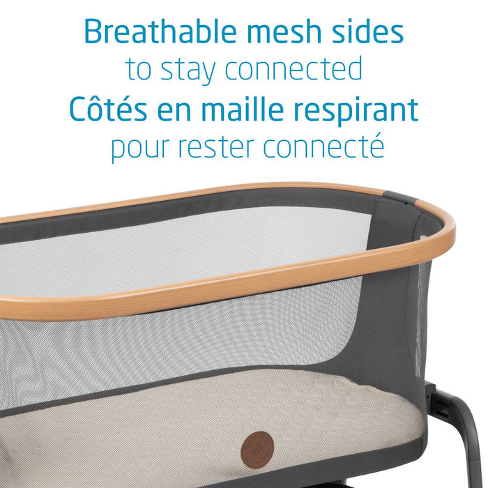 Maxi Cosi Iora Bedside Bassinet | Essential Graphite