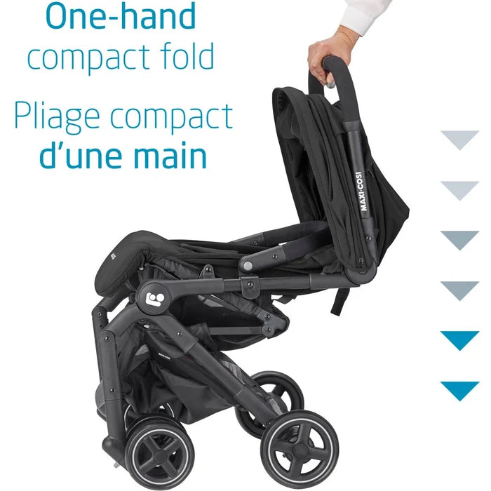 Maxi Cosi Lara Ultracompact Stroller | Essential Black