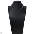 Multistrand Grey Pearl Necklace With Sterling Silver Clasp