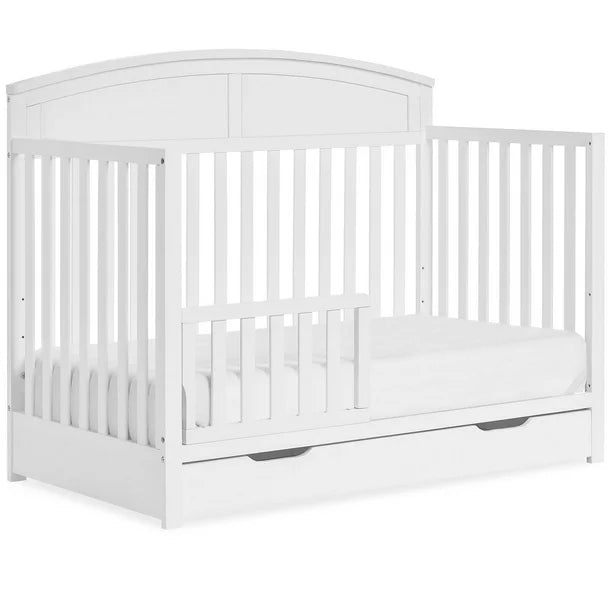 Nico Convertible 4-in-1 Crib | White