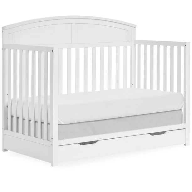 Nico Convertible 4-in-1 Crib | White