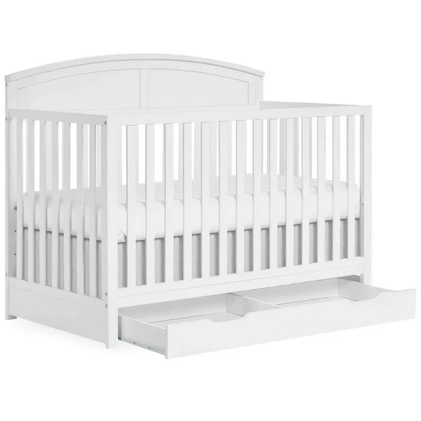 Nico Convertible 4-in-1 Crib | White