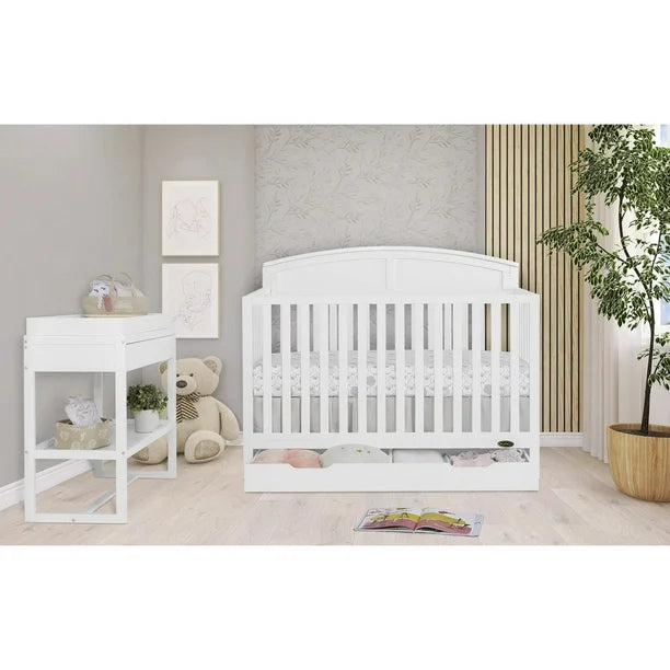 Nico Convertible 4-in-1 Crib | White