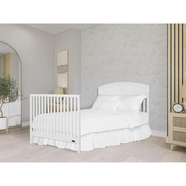 Nico Convertible 4-in-1 Crib | White