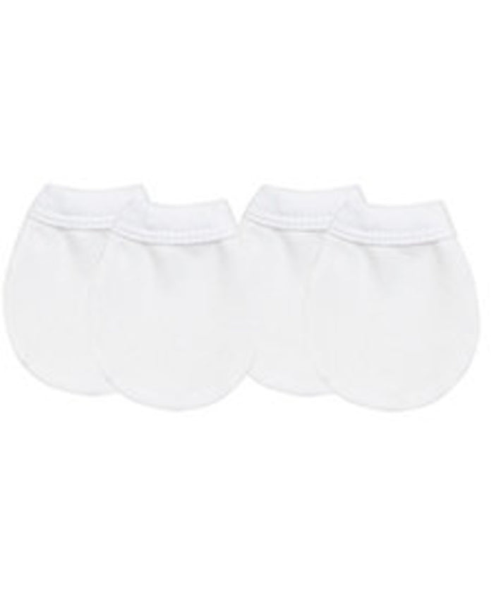 NO SCRATCH MITTENS FLANNEL 2PK