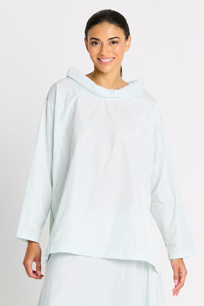 Nylon Raglan Top - Mint