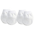 Organic NoScratch Mittens 2-Pack | White