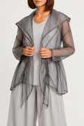 Organza Drawstring Jacket - Lava