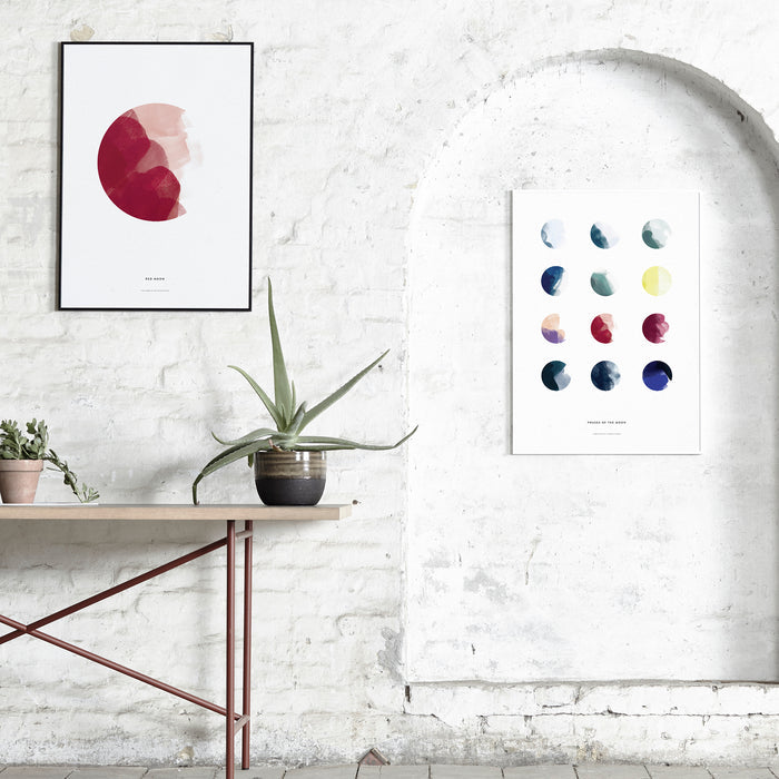 Paper Collective - Red Moon Poster