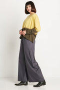 Pima Cotton Dip Dyed Luxury Boxy T - Chartreuse