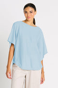 Pima Cotton Luxury Bateau Knit - Cameo