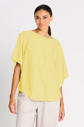 Pima Cotton Luxury Bateau Knit - Marigold