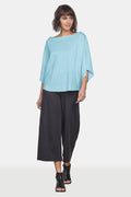 Pima Cotton Luxury Bateau Tee - Cameo