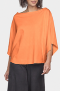 Pima Cotton Luxury Bateau Tee - Creamsicle