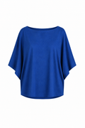 Pima Cotton Luxury Bateau Tee - Royal