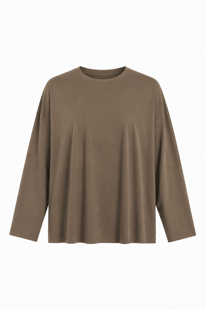 Pima Cotton Luxury Boxy T-Shirt - Turtle