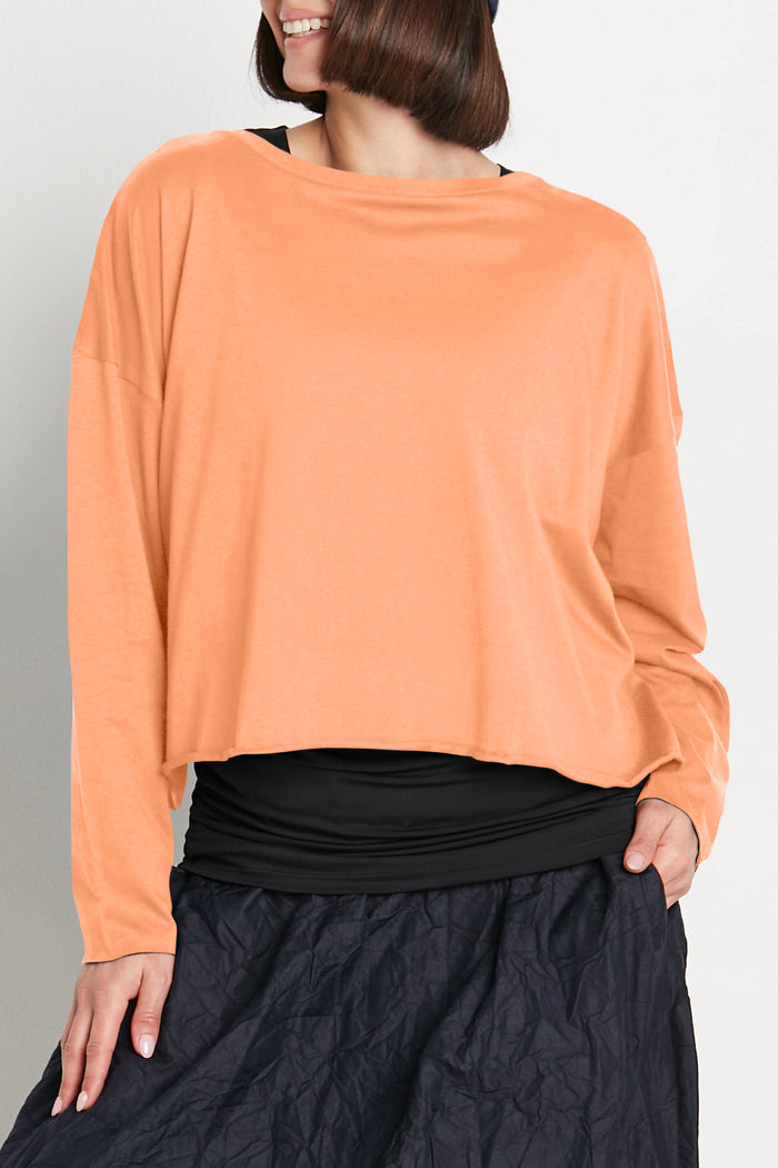 Pima Cotton Mini Luxury Boxy T - Creamsicle