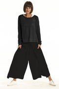 Pima Cotton Mini Seed Stitch - Black