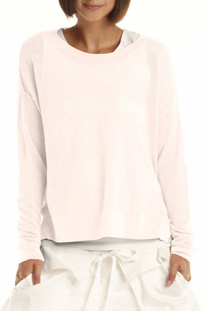 Pima Cotton Mini Seed Stitch - Blush