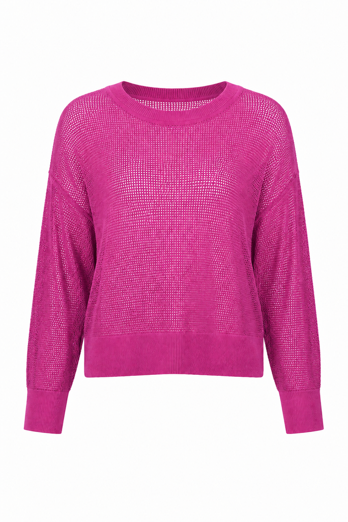 Pima Cotton Mini Seed Stitch - Lipstick
