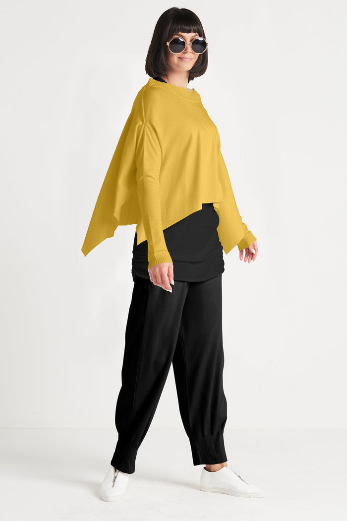 Pima Cotton Special Ponchette Tee - Chartreuse