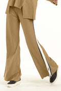 Pima Cotton Trac Pants - Walnut/Storm/White