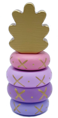 Pink Pineapple Stacking Toy