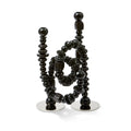 POLSPOTTEN - Beads Kerzenhalter | schwarz