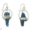 Raw Kyanite Dangle Earrings
