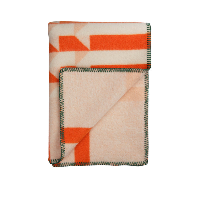 Røros Tweed - Kvam Wolldecke | orange