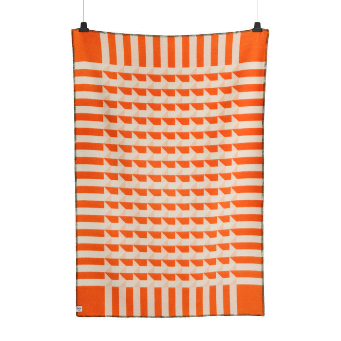 Røros Tweed - Kvam Wolldecke | orange