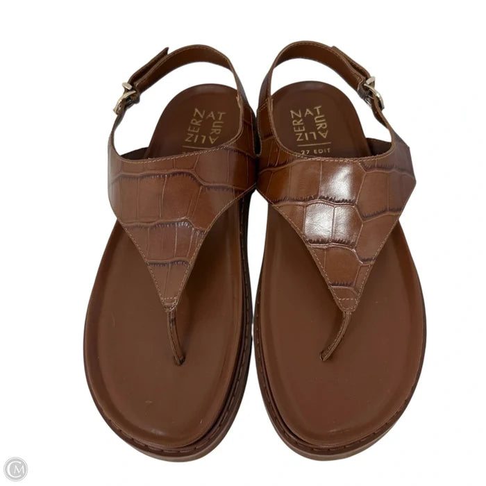 Sandals Flats By Naturalizer In Brown, Size: 10