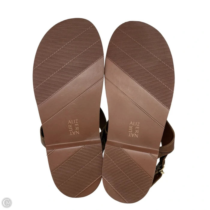Sandals Flats By Naturalizer In Brown, Size: 10