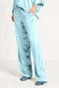 Sateen Drawstring Pants - Nile